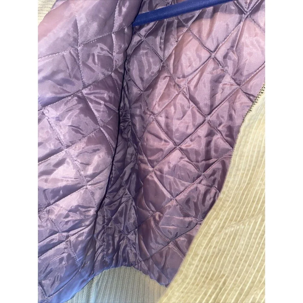 J Jill Western Corduroy chore Knit Neck Quilted Liner S Jacket country barn